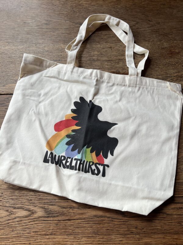 Rainbow Crow Tote Bag | designed by Peter Nevins