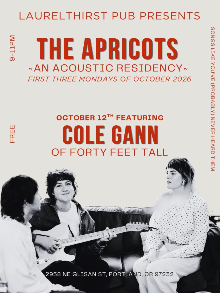 The Apricots [residency!] / Cole Gann